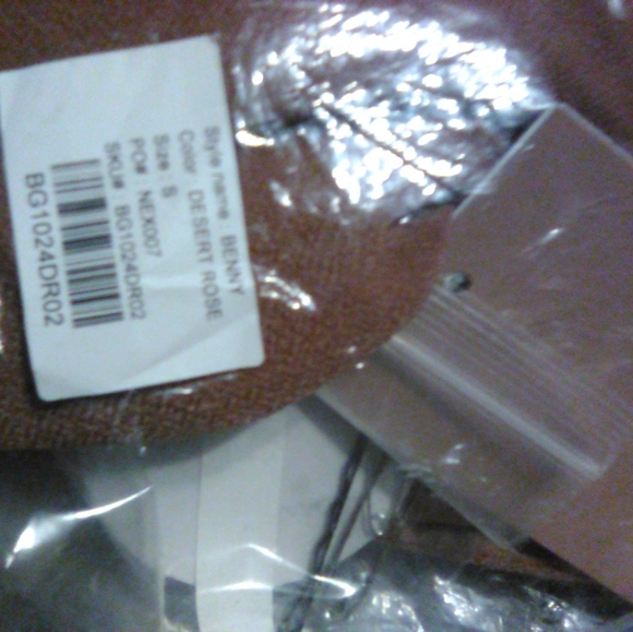 NWT BIRDY-GREY BENNY CREPE DRESS, (Color DESERT ROSE) - Picture 9 of 11